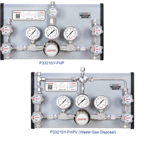 GENTEC P3300 series Dual-Bank Specialty Gas Control Panels