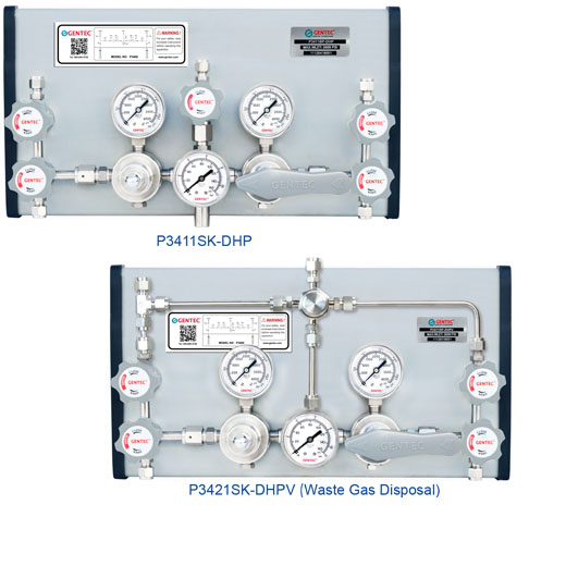 GENTEC P3400 series Semi-Automatic Specialty Gas Control Panels