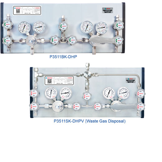 GENTEC P3500 series Semi-Automatic In-Line Repair Specialty Gas Control Panels