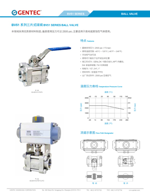 BV51系列三片式球阀