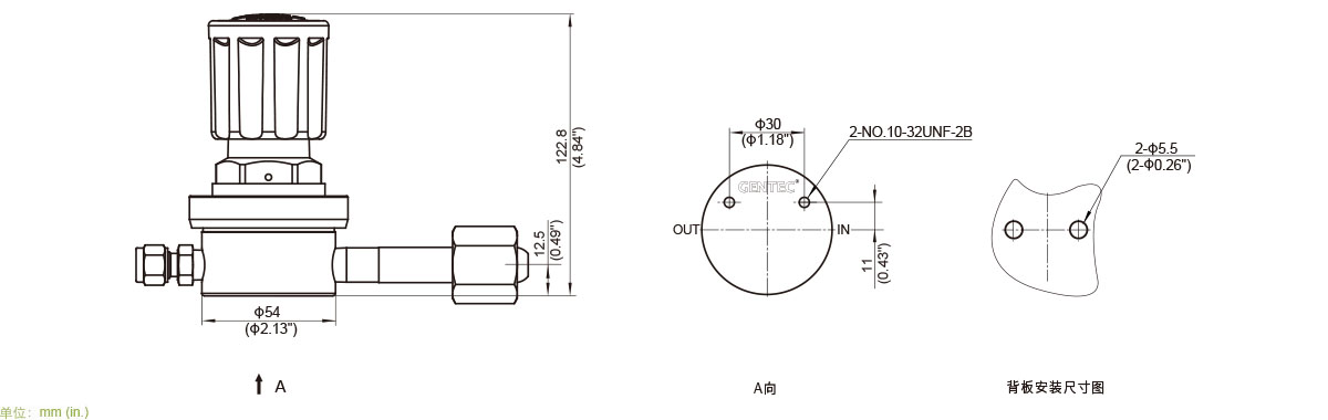 GENTEC捷锐R12 系列小流量减压器