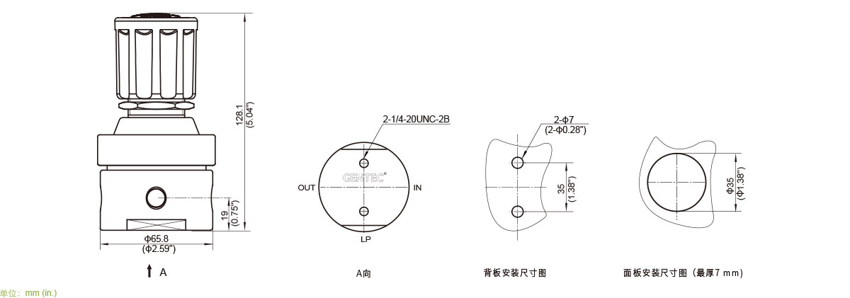 GENTEC捷锐R15 系列中等流量减压器