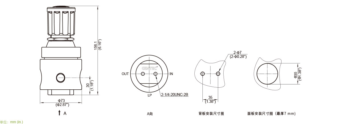 GENTEC捷锐R23 系列中等流量减压器