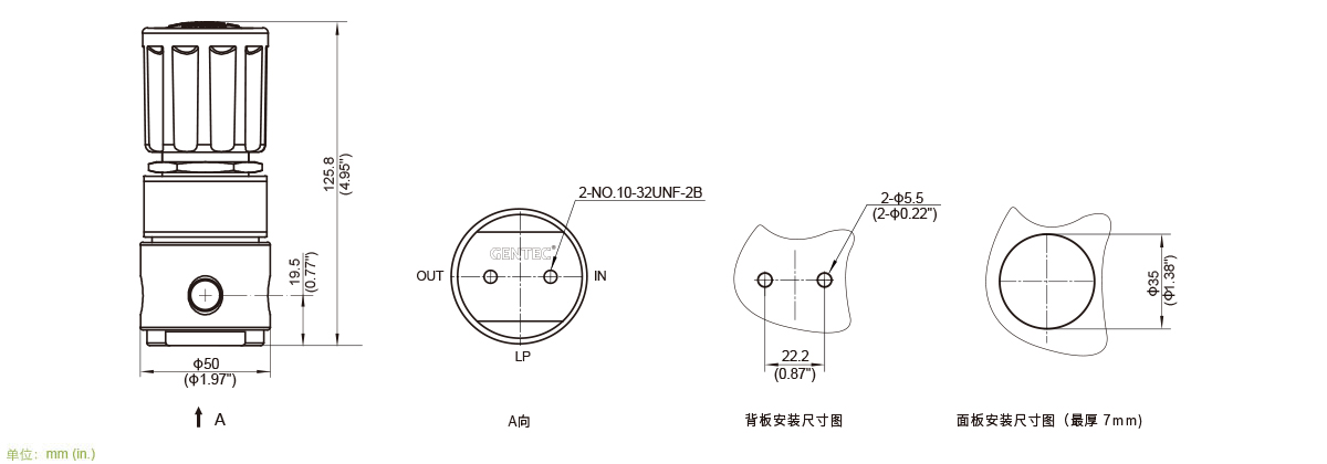 GENTEC捷锐R44 系列高压减压器