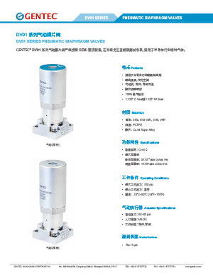 IGS DV01系列膜片阀 (气动)