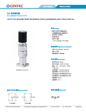 IGS R02系列减压器