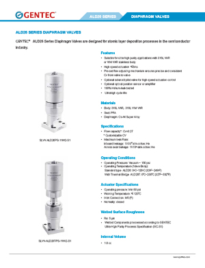 IGS ALD26 Series Diaphragm Valves