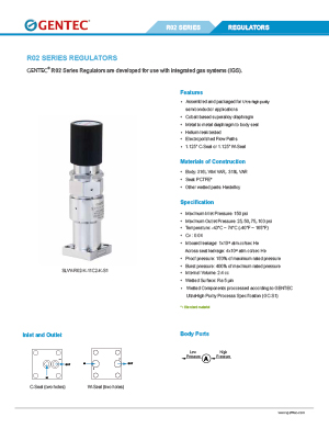 IGS R02 Series Regulator