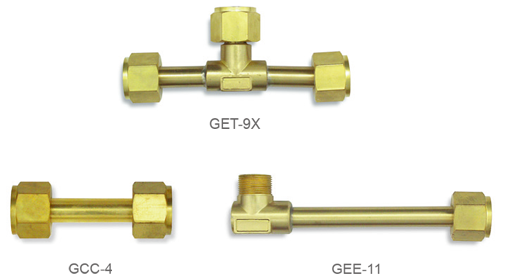  GENTEC 捷锐 黄铜接管