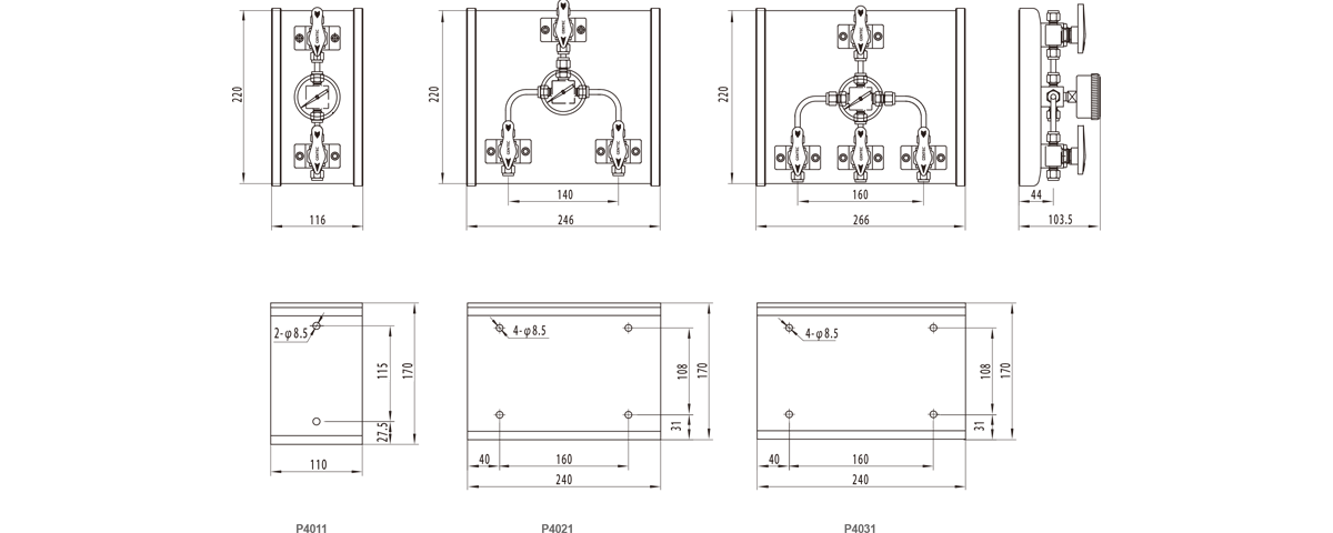 GENTEC P4000 Series Terminal Gas Control Panels