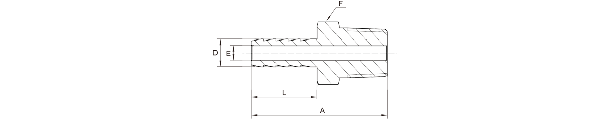 GENTEC PMHC Series Male Hose Connector