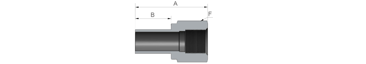 GENTEC Tube Weld Female Connector 