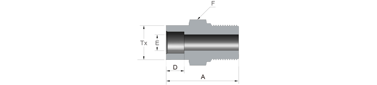 GENTEC Socket Weld Male Connector