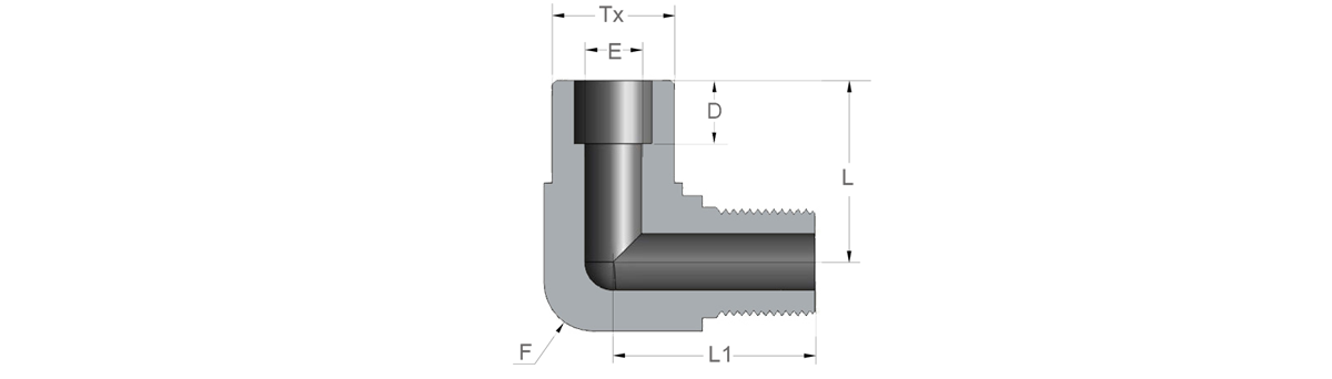 GENTEC Socket Weld Male Elbow