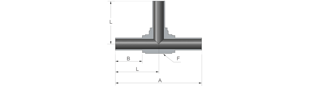 GENTEC Tube Weld Union Tee