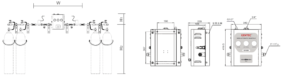 Installation Dimensions