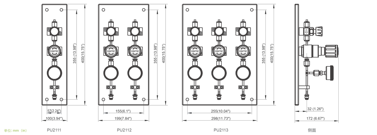 GENTEC捷锐PU系列高纯气体终端阀组