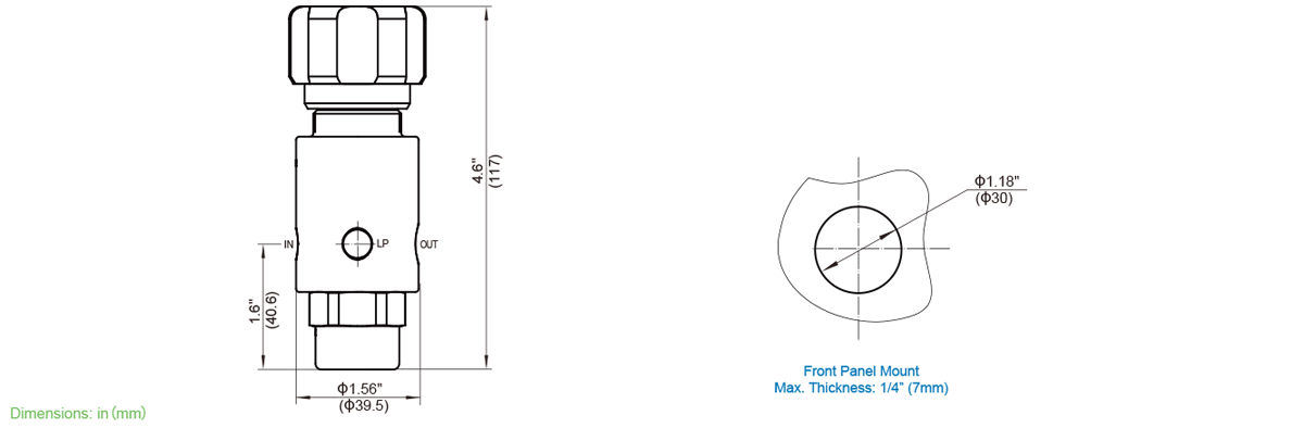 GENTEC R30 Series Dual Stage Regulator